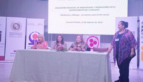 Primer encuentro regional de mediadores y mediadoras de Caaguazú