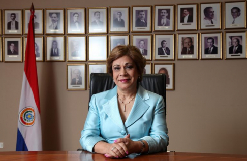 La ministra de la Corte Suprema de Justicia, doctora Gladys Bareiro de Módica