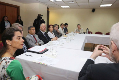 Representantes de USAID-Ceamso informaron a ministros de la CSJ sobre la concursabilidad en el Poder Judicial.