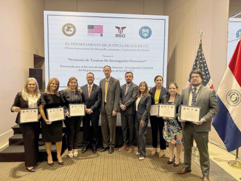 Magistrados culminaron curso sobre Técnicas de Investigación Financiera.