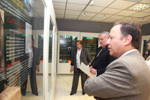 Durante el recorrido de los defensores del pueblo de Corrientes en el Museo de la Justicia