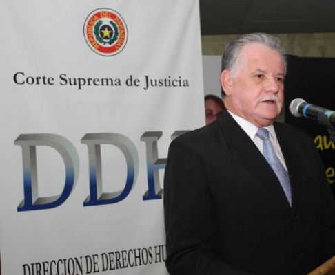 El ministro Núñez fue el principal orador, pues es el coordinador del proyecto.