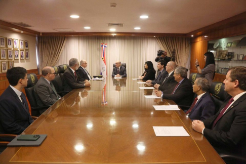 Autoridades de la Corte Suprema recibieron a vicepresidente del Supremo Tribunal Federal de Brasil.