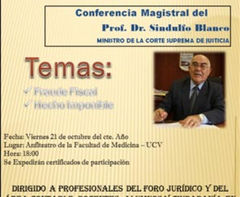 Afiche de la conferencia