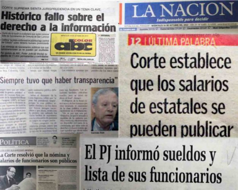 Los medios de comunicación se hicieron eco del histórico fallo sobre el acceso a la información.