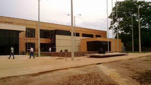 Fachada de la sede judicial de Horqueta.