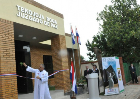 Nueva sede del Juzgado de Paz de Arroyos y Esteros.