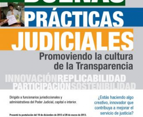 Concurso de Buenas Prácticas pretende consolidar la política de transparencia institucional
