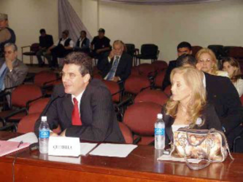 El abogado Enrique Bacchetta, representante de la familia Cubas.