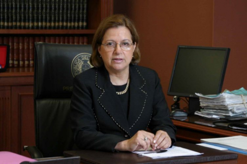 La presidenta de la Corte Suprema de Justicia, doctora Alicia Pucheta de Correa participó de la firma de acuerdo.