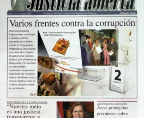 Cuarta edición del periódico institucional del Poder Judicial 