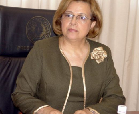 Doctora Alicia Pucheta de Correa, Presidenta de la Corte Suprema de Justicia.