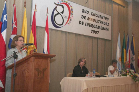 Presidenta de la Corte Suprema de Justicia, doctora Alicia Pucheta de Correa