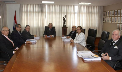 Reunión de la Plenaria de la Corte Suprema de Justicia. (Foto de Archivo)