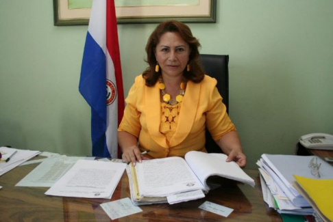 Jueza Natividad Meza, presidenta del tribunal