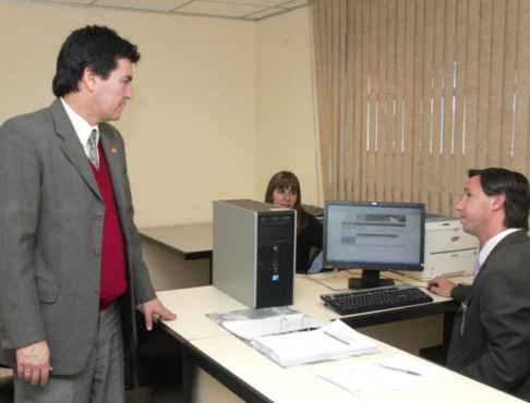 El sorteo de las causas realizado en la víspera contó con la presencia del magistrado Gustavo Santander como representante de los Tribunales de Sentencia.