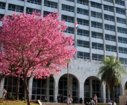 Fachada del Palacio de Justicia de Asunción 