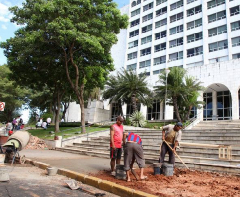 Se estima que las obras serán terminadas en un mes, dependiendo del comportamiento del clima