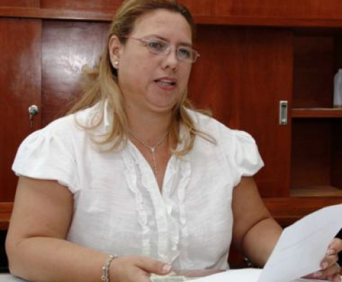 La secretaria general del Sindicato de Funcionarios Judiciales del Paraguay, Porfiria Ocholaski