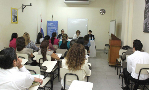 Durante el seminario de Mediación, que contó con la presencia de la Ministra de la Corte Suprema de Justicia, doctora Gladys Bareiro de Módica