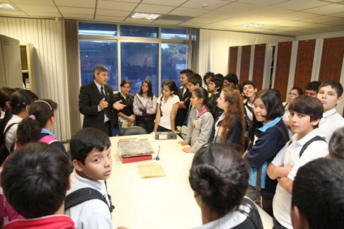 Los estudiantes que tuvieron la oportunidad de participar de la actividad en el día de hoy corresponden al 7, 8 y 9 grado.