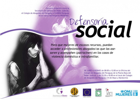 Defensoría Social sigue asistiendo a victimas de violencia familiar e intrafamiliar 