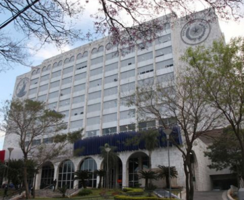 Fachada del Palacio de Justicia de Asunción