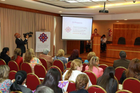 Este viernes, en la Sala de Conferencias número 1, ubicada en el octavo piso de la torre norte del Palacio de Justicia, se realizará el Acto de Socialización del Proyecto de Ley Integral contra la Violencia hacia las Mujeres para funcionarios públicos.