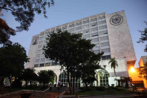 Fachada del Palacio de Justicia de Asunción