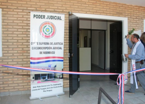 Nueva sede del Juzgado de Paz de Cerrito, Circunscripción Judicial de Ñeembucú.