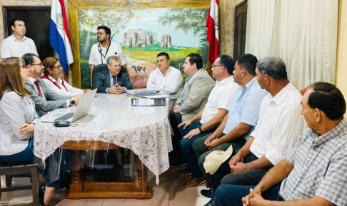 El ministro superintendente de la Circunscripción Judicial de Concepción, doctor Eugenio Jiménez Rolón, encabezó una reunión interinstitucional en Yby Yaú.