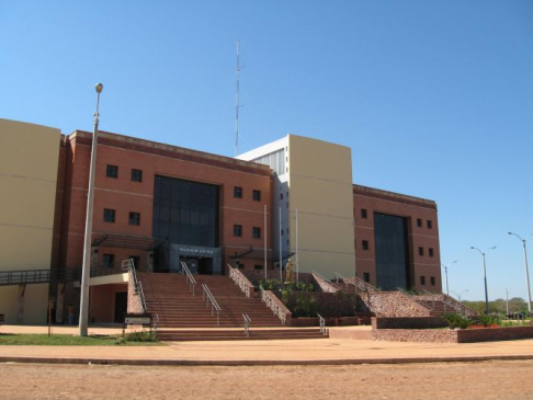 Fachada del Palacio de Justicia de Concepción.