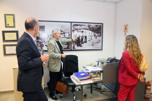  Diplomáticos extranjeros visitaron el Museo de la Justicia.