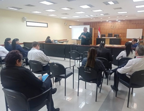 Concluye el curso-taller sobre el MECIP - Control Interno dirigido a administradores y funcionarios del Área Administrativa de la Circunscripción Judicial de Ñeembucú.