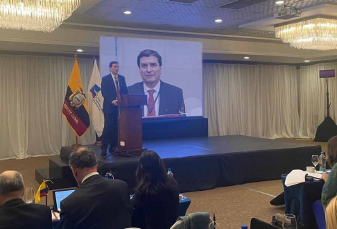 El doctor Gustavo Santander Dans, vicepresidente primero de la CSJ, participó como expositor en la XV Conferencia Iberoamericana de Justicia Constitucional, en Quito - Ecuador. 