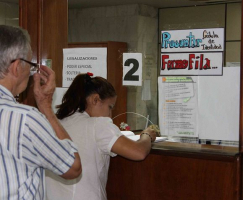 Oficina de Legalización del Palacio de Justicia de Asunción.